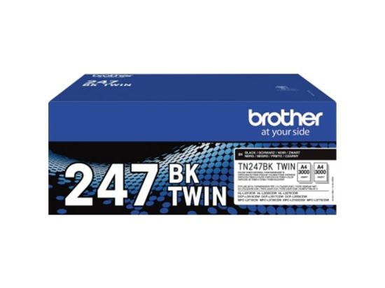Farbtonerkassette Brother TN247BKTWIN 247 2er-Pack schwarz 2x3.000 Seiten