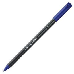 Fasermaler Edding 1200 4-1200003 0,5-1mm, Rundspitze, auswaschbar, blau