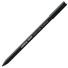 Fasermaler Edding 1300 4-1300001 2mm, Rundspitze, auswaschbar, schwarz