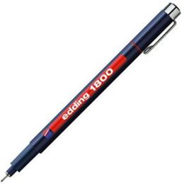Faserzeichner Edding 1800 profipen 0.1 4-180001002 Strichstärke: 0,25 mm, Schreibfarbe: 002 rot