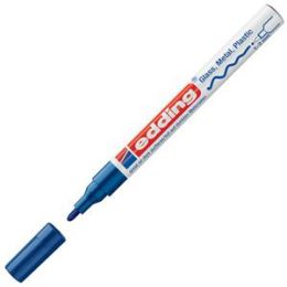 Glanzlack-Marker, Edding 751, 4-751003, 1-2mm, Rundspitze, blau