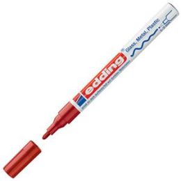Glanzlack-Marker, Edding 751, 4-751002, 1-2mm, Rundspitze, rot