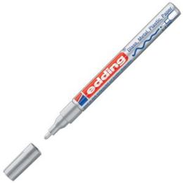 Glanzlack-Marker, Edding 751, 4-751054, 1-2mm, Rundspitze, silber