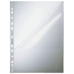 Prospekthüllen Leitz 4797-00-00 47970000 A4, 90my Kunststoff (PP), genarbt, oben und Lochrand offen, Pack 100 Stk