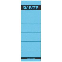 Ordner-Rückenschild Etiketten Leitz 1642-00-35 16420035 kurz/breit, selbstklebend, mit Aufdruck, blau, Pack 10 Stk