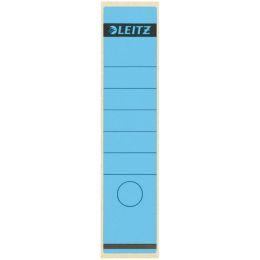 Ordner-Rückenschild Etiketten Leitz 1640-00-35 16400035 lang/breit, selbstklebend, mit Aufdruck, blau, Pack 10 Stk