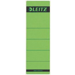 Ordner-Rückenschild Etiketten Leitz 1642-00-55 16420055 kurz/breit, selbstklebend, mit Aufdruck, grün, Pack 10 Stk