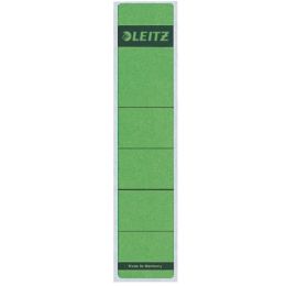 Ordner-Rückenschild Etiketten Leitz 1643-00-55 16430055 kurz/schmal, selbstklebend, mit Aufdruck, grün, Pack 10 Stk