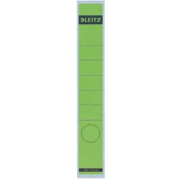 Ordner-Rückenschild Etiketten Leitz 1648-00-55 16480055 lang/schmal, selbstklebend, mit Aufdruck, grün, Pack 10 Stk