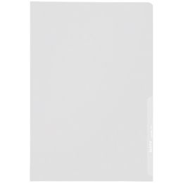 Sichthüllen Leitz 4105-00-00 41050000 A5 farblos 150my Kunststoff (PVC) Kantenverschweißt, Pack 100 Stk