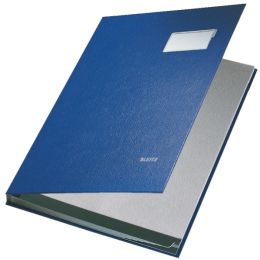 Unterschriftenmappe Leitz 5701-00-35 57010035 10 Fächer, blau