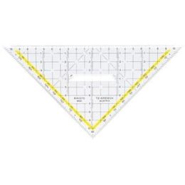 TZ-Dreieck Aristo 1650/2 360°, mit Griff (nicht abnehmbar), mit Facette, Hypotenuse: 22,5cm