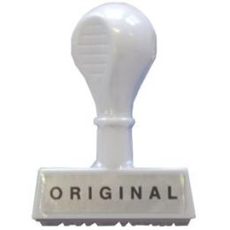 Textstempel Wedo 19329 193 29 Text: "ORIGINAL", Kunststoff, weiß