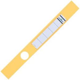 Ordner-Rückenschild Sichttasche Durable 8091-04 809104 Ordofix lang/schmal, Kunststoff-Folie, selbstklebend, mit Aufdruck, gelb, Pack 10 Stk