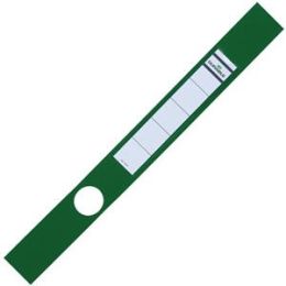 Ordner-Rückenschild Sichttasche Durable 8091-05 809105 Ordofix lang/schmal, Kunststoff-Folie, selbstklebend, mit Aufdruck, grün, Pack 10 Stk