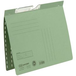 Pendelhefter, Elba 100560095 (90451GN), A4, Manilakarton 250g, kaufmännische Heftung, grün