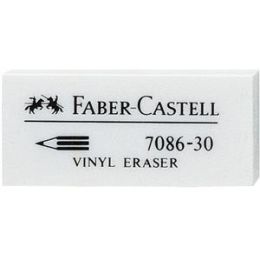 Radierer Faber-Castell 188730 7086-30 weiß Plastik