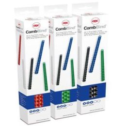 Plastikbinderücken GBC 4020635 Ø 6,0mm weiß, Pack 25 Stk
