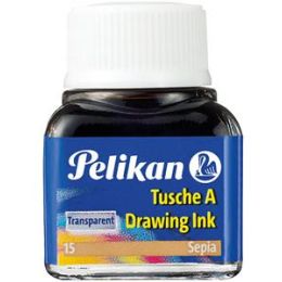 Zeichentusche Pelikan 201640 Tusche A Schreibfarbe: sepia (15), transparent, Flasche 10ml