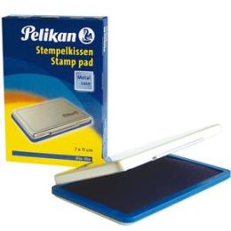 Stempelkissen Pelikan 331017 7 x 11 cm, blau, Metallgehäuse
