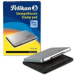 Stempelkissen Pelikan 331777 7 x 11 cm, schwarz, Metallgehäuse