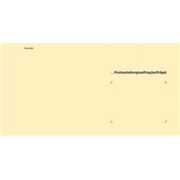 Zustellungsumschlag RNK 2047 125 x 235 mm, ohne Fenster, an Postamt, äußerer Umschlag, gelb, Pack 500 Stk