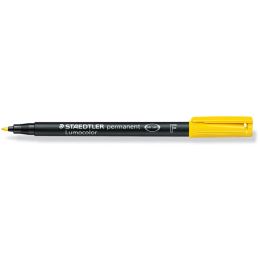 Universalstift, Staedtler 318-1, Lumocolor permanent F, Schreibfarbe: gelb