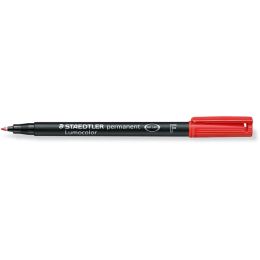 Universalstift, Staedtler 318-2, Lumocolor permanent F, Schreibfarbe: rot