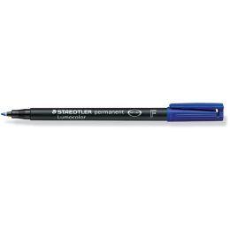 Universalstift, Staedtler 318-3, Lumocolor permanent F, Schreibfarbe: blau