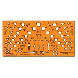 Schablone Standardgraph 7358 Planzeichnen II 1.5-8mm