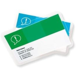 Laminierhülle GBC 3743177 CardPouch, Classic Series 67x99mm 2x125micron gloss/glänzend, Pack 100 Stk