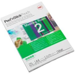 Laminierhülle GBC 3747530 A4 75micron selbstklebend matt Format: 216x303mm, Pack 25 Stk