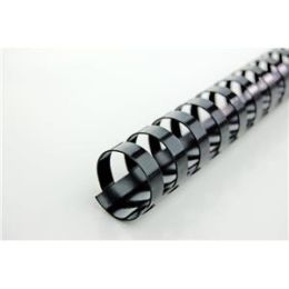 Plastikbinderücken GBC 4028175 Ø 10,0mm schwarz, Pack 100 Stk