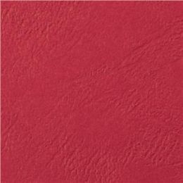 Kartondeckel GBC CE040031 LeatherGrain A4 250g, Lederoptik, rot, Pack 100 Stk
