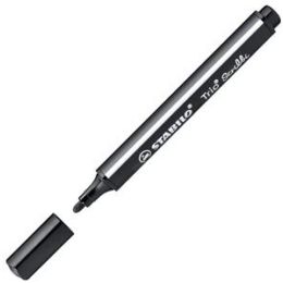 Filzstift Stabilo 368/946 Trio Scribbi schwarz dreieckig, Pack 5 Stk