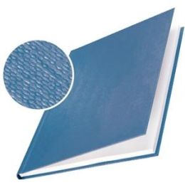 Buchbindemappen Leitz 7390-00-35 73900035 impressBIND A4, Hard Cover, 3,5 mm, Leinen, blau, Pack 10 Stk