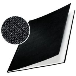 Buchbindemappen Leitz 7390-00-95 73900095 impressBIND A4, Hard Cover, 3,5 mm, Leinen, schwarz, Pack 10 Stk