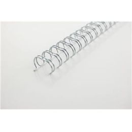 Drahtbinderücken GBC RG810497 Ø 6,0mm silber, Pack 100 Stk