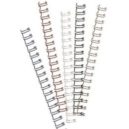 Drahtbinderücken GBC RG810610 Ø 10,0mm schwarz, Pack 100 Stk