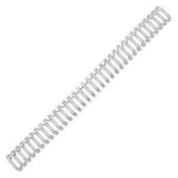 Drahtbinderücken GBC RG810697 Ø 10,0mm silber, Pack 100 Stk