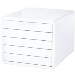 Schubladenbox HAN 1551-12 i-Box weiß 5-Schübe geschlossene Schubladen