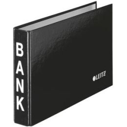 Bankordner Leitz 1002-00-95 10020095 233 x 144 x 35mm, 2 Ringe (20mm), Pappe/PP-Folie, schwarz