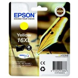 Tintenpatrone, Epson C13T16344012, 16XL, gelb 6.5ml