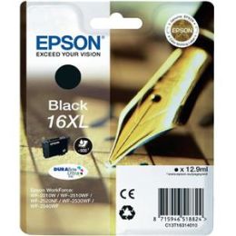 Tintenpatrone, Epson C13T16314012, 16XL, schwarz 12.9ml