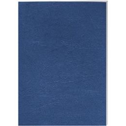 Kartondeckel Fellowes 5371305 A4 250g Lederstruktur royalblau, Pack 100 Stk