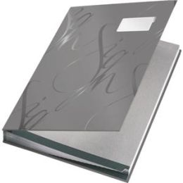 Unterschriftenmappe Leitz 5745-00-85 57450085 Design 18 Fächer, grau