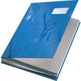 Unterschriftenmappe Leitz 5745-00-35 57450035 Design 18 Fächer, blau