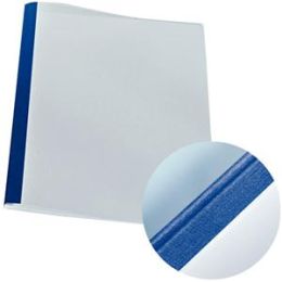 Thermobindemappen Leitz 177118 1,5mm A4 blau Leinen, Pack 25 Stk