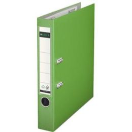 Ordner Leitz 1015-50-50 10155050 A4, 52mm, Pappe/PP-Folie, Wechselfenster, hellgrün