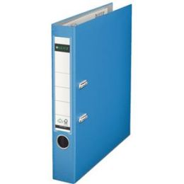 Ordner Leitz 1015-50-30 10155030 A4, 52mm, Pappe/PP-Folie, Wechselfenster, hellblau